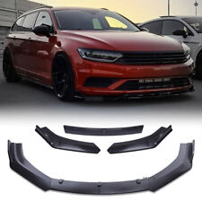 For VW Passat B8 R 2015-2022 Front Bumper Lip Spoiler Splitter Body Kit Matte