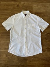 Dolce & Gabbana D&G Luxury Vintage Y2K Designer Short Sleeve White Shirt 52 L