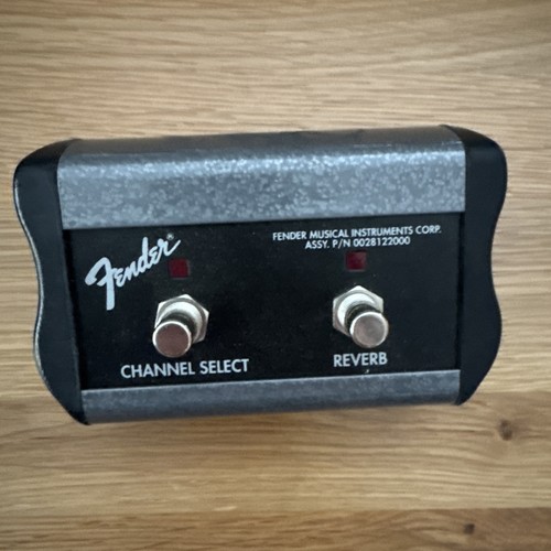 Fender amp footswitch - amp, channel