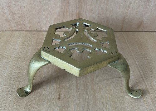 Vintage brass hexagonal - vintage,