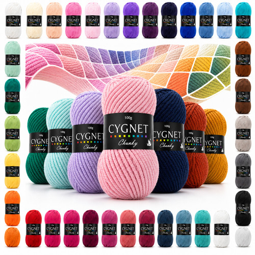 Cygnet chunky wool acrylic - chunky,
