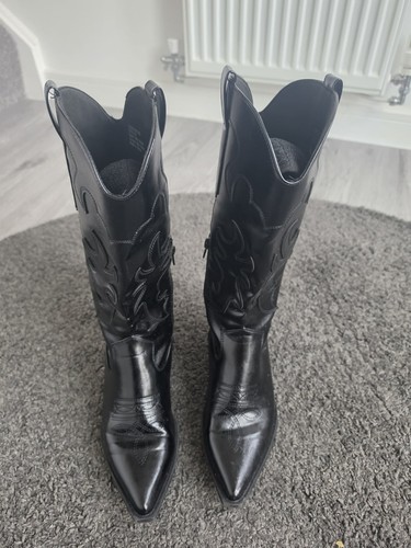 Women cowboy boots black - women's,