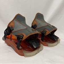 Flow XL Snowboard Bindings Snowboarding Orange - Missing Mounting Discs