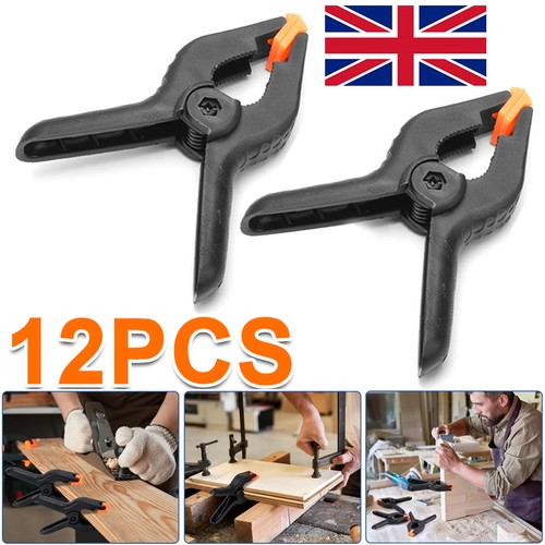 12x large spring clamps - spring, 6