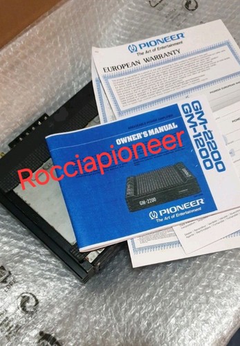 Pioneer amplifier 1200 used - gm-1200,