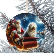 Old English Sheepdog Hanging