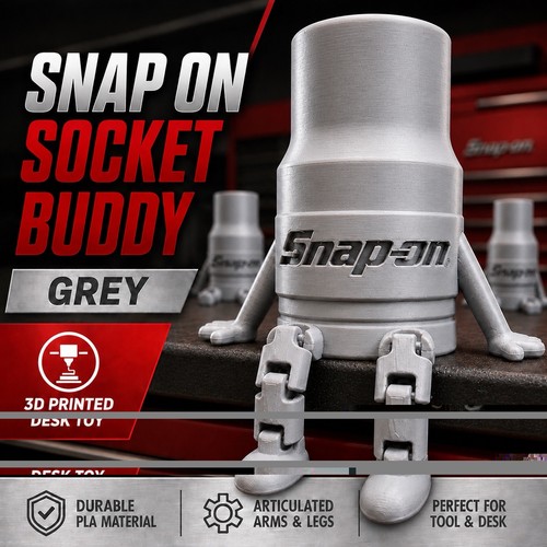 Snap toy toolbox socket - on,