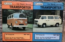 Pair Of Autodata Manuels For VW Transporter 1967-1979 And 1967-1982
