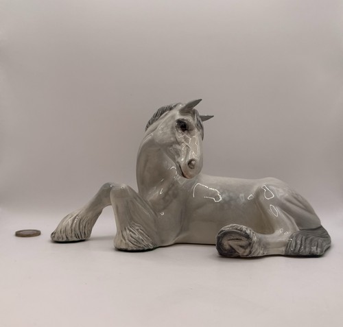 Beswick dapple grey shire - grey, mare
