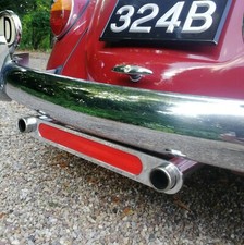 Reflective Exhaust Trim for VW Beetle Karmann Ghia aluminium  AAC288