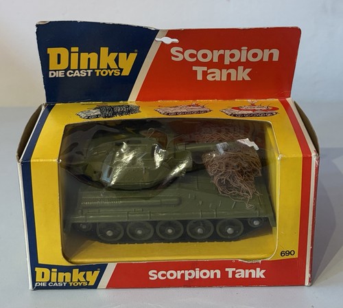 Dinky toys scorpion tank 690 - dinky,