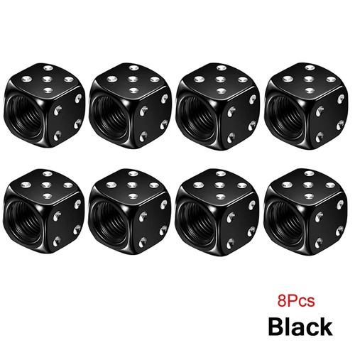 4pc dice tyre valve - 4pc, dust
