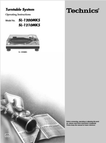 Technics turntable 1200mk5 - technics, sl-1200mk5