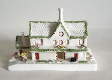 Coalport Cottage Country Railway Station Fine Bone China Ornament.