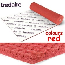CARPET UNDERLAY Tredaire Colours Red Luxury Sponge Rubber, top of range