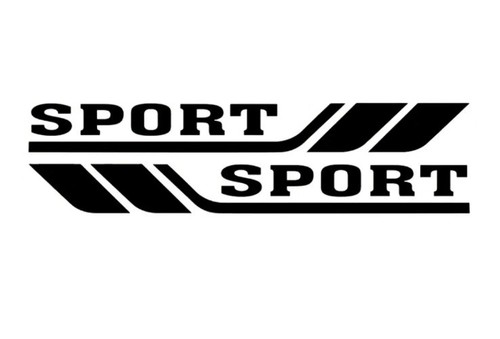 Large sport car side - 2x,