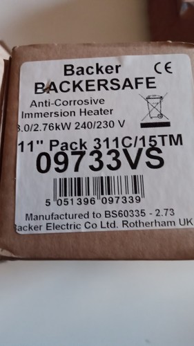 Backer backersafe - backersafe, 11"