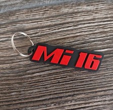 Peugeot 405 Mi16 Badge Retro 3D Style Keyring