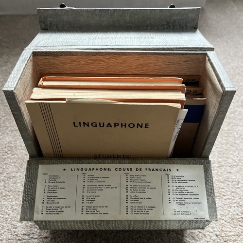Vintage linguaphone french - linguaphone,