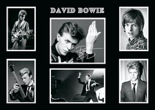 DAVID BOWIE Multi Signed A4