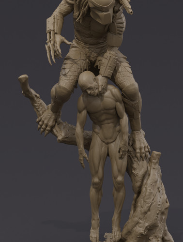 Predator resin model - , kit