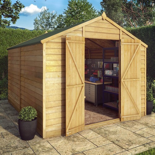 10x8 wooden garden shed apex - 10x8,