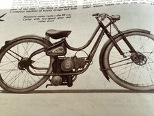 KID VELOSOLEX CARLEY CYCLE MOTEUR PARIS SHOW period 1950 MOTORCYCLE ARTICLE