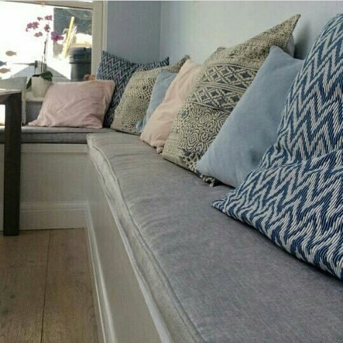 Window seat cushions made to - window, cushions.