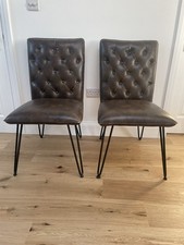 Studded Back Chair with