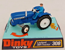 DINKY LEYLAND 384 TRACTOR No 308 - SEE IMAGES & DESCRIPTION