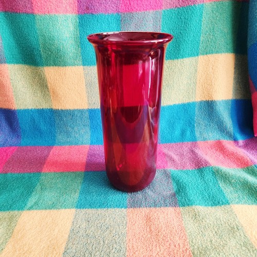 Vintage red glass globe for - red,