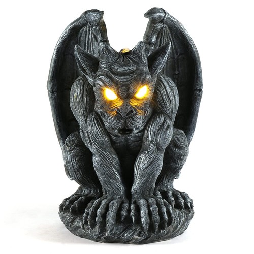 Large winged gargoyle - winged, statue