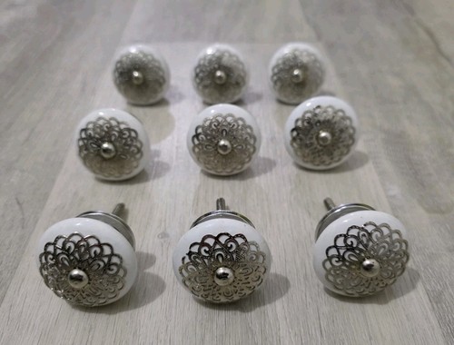 White silver ceramic - &,
