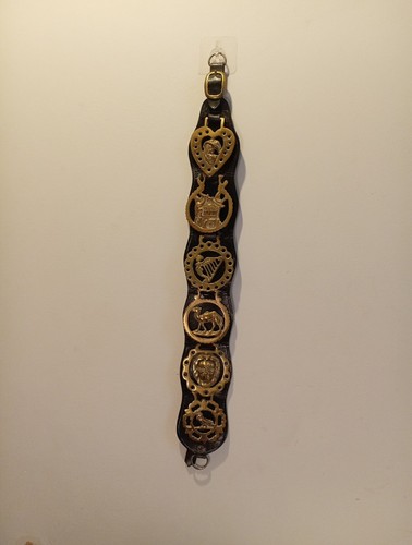 Horse brasses leather - brasses,