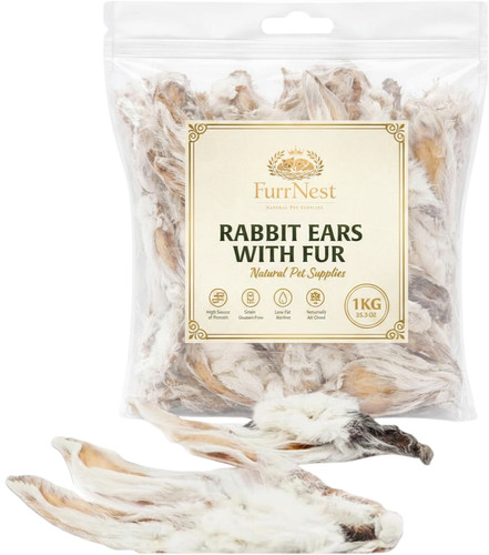 Furrnest 1kg rabbit ears - rabbit,