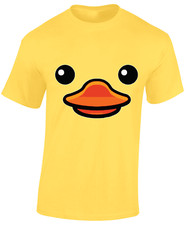 RUBBER DUCK FACE MENS T SHIRT