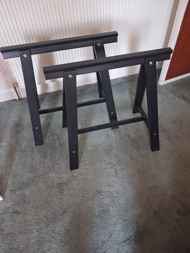 Ikea trestle black - x,