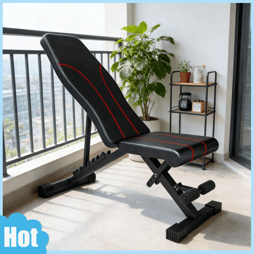 Foldable dumbbell bench - foldable,