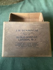Vintage J. W. BENSON Cardboard