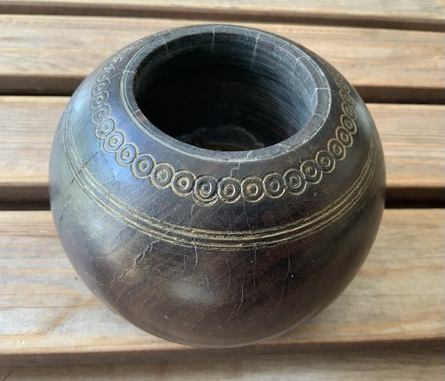Crown green bowl pot - green,