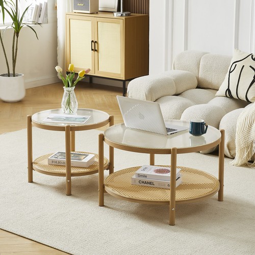 Rattan coffee table - coffee, tea