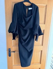 New Black Kevan Jon Dress Size 4 / UK 12-14