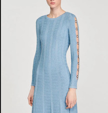 Sandro Paris Women's Blue Knit