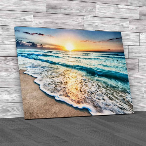Ocean and sunset canvas - ocean,