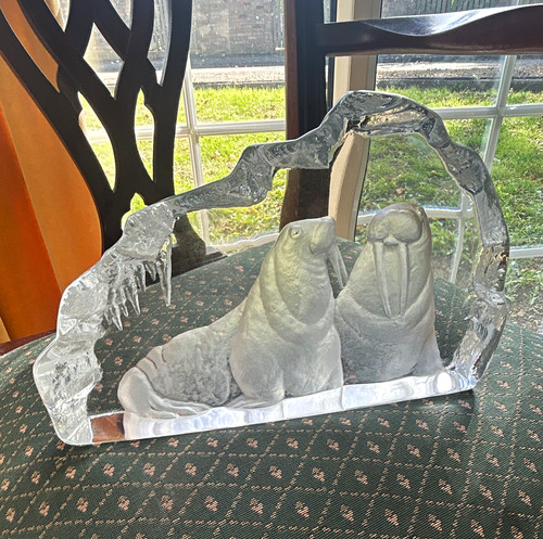 Clear scandinavian art glass - scandinavian,