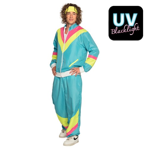 Mens 80s blue - mens,