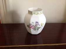 ROYAL DOULTON OCTAGONAL VASE
