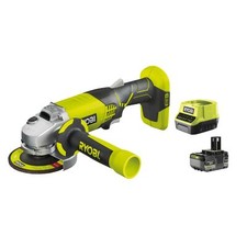 Ryobi R18AG-0 Angle Grinder Battery 18V ONE+ 115mm 7500 rpm Kit 5.0Ah