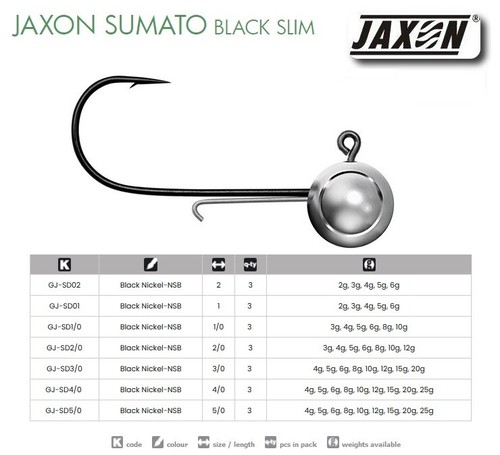 Pcs jig head jaxon - 3, sumato