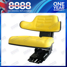 John Deere Tractor Mower Suspension Seat Including Angled Base Very Comfortable